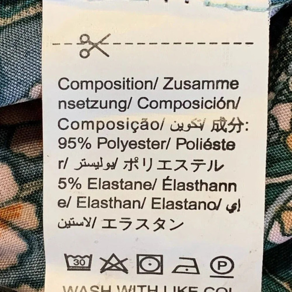 Kara and Kate Women's Floral Button Front Short Sleeve Dress Size L NWT - Picture 9 of 12